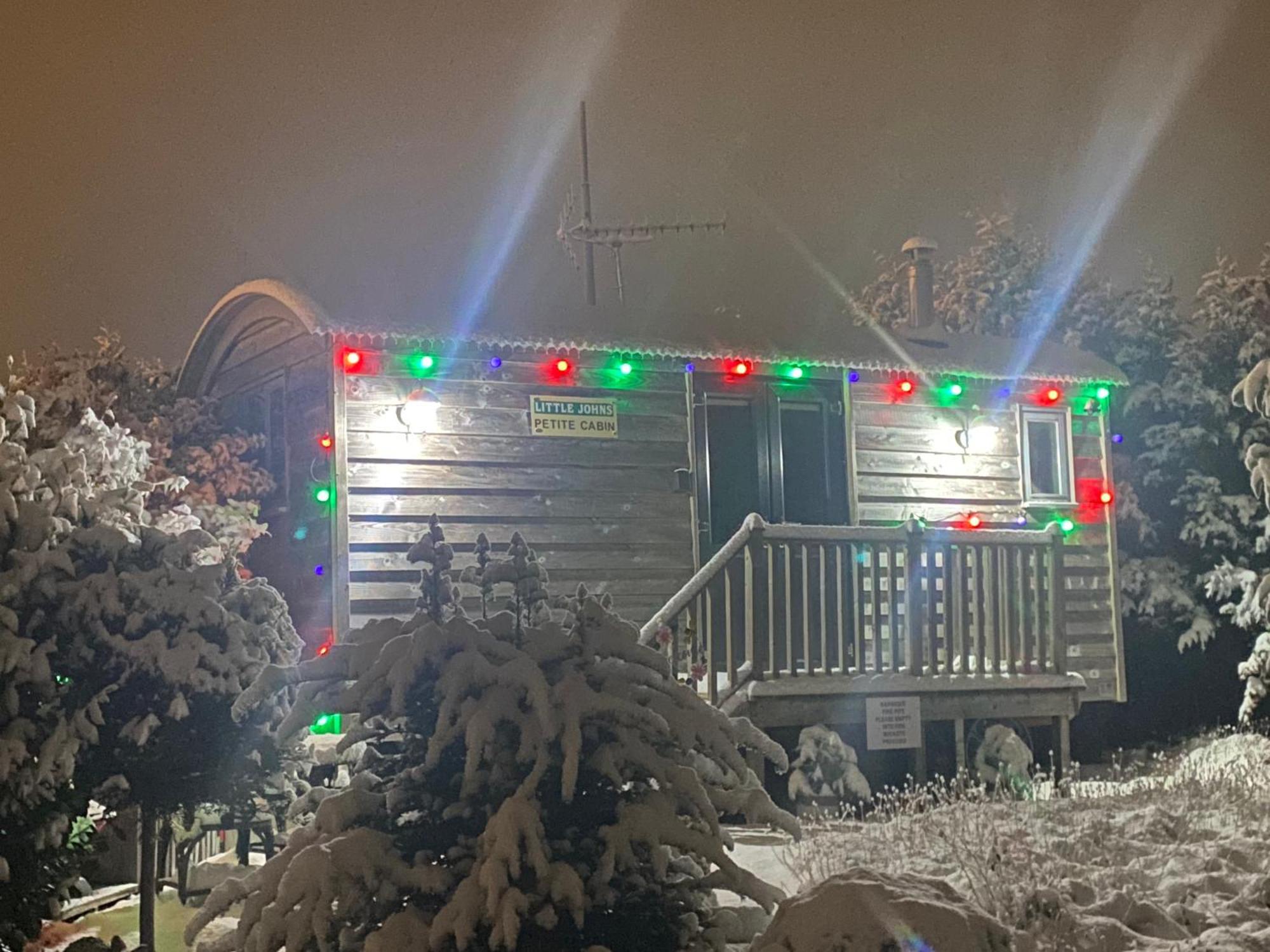 The Little John Petite Cosy Log Cabin - Sleeps 2, Great For Romantic Breaks, Couples, Single Guests, Near Sherwood Forest At Fairview Farm, Nottingham Set In 88 Acres Blidworth Exteriér fotografie